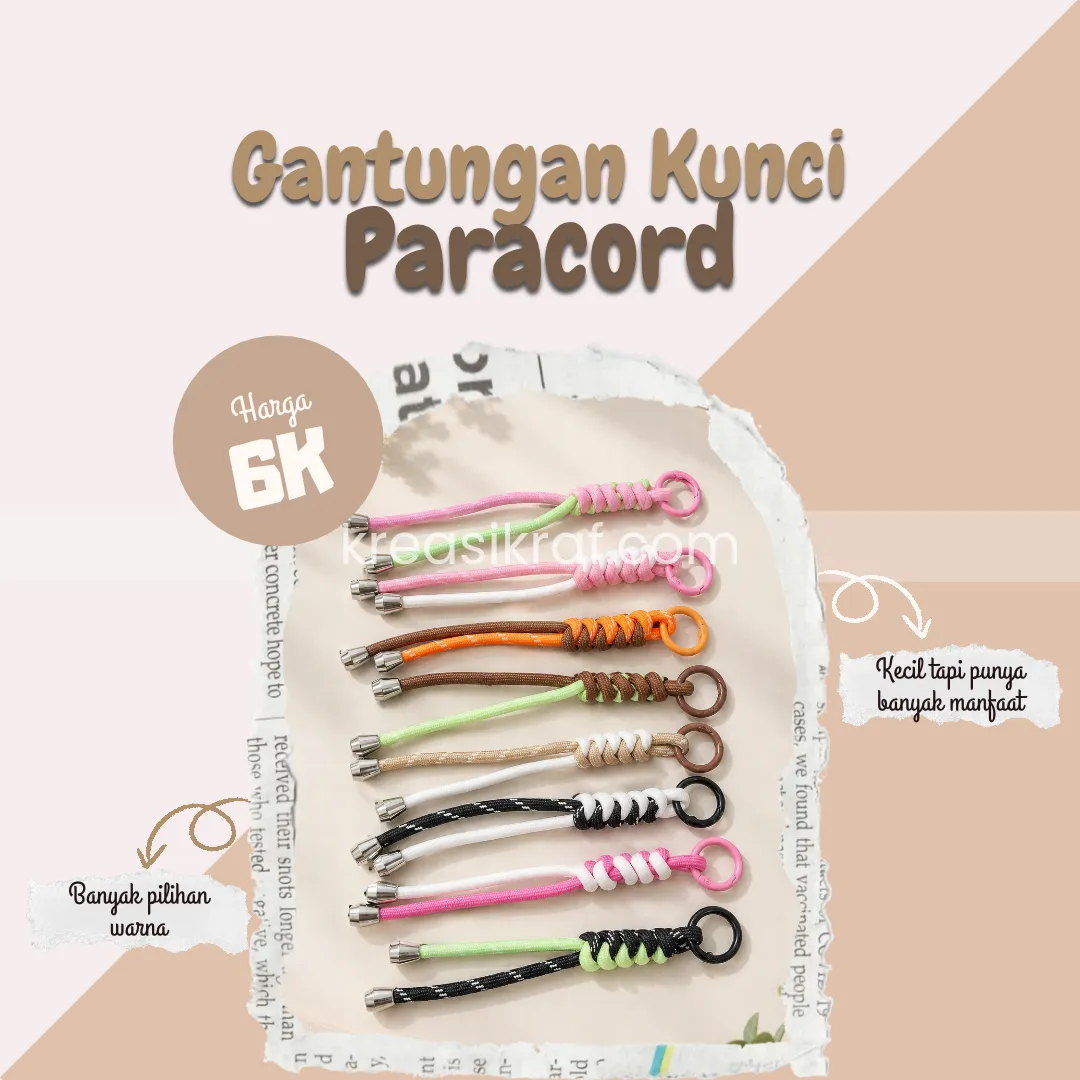 Gantungan Kunci Paracord
